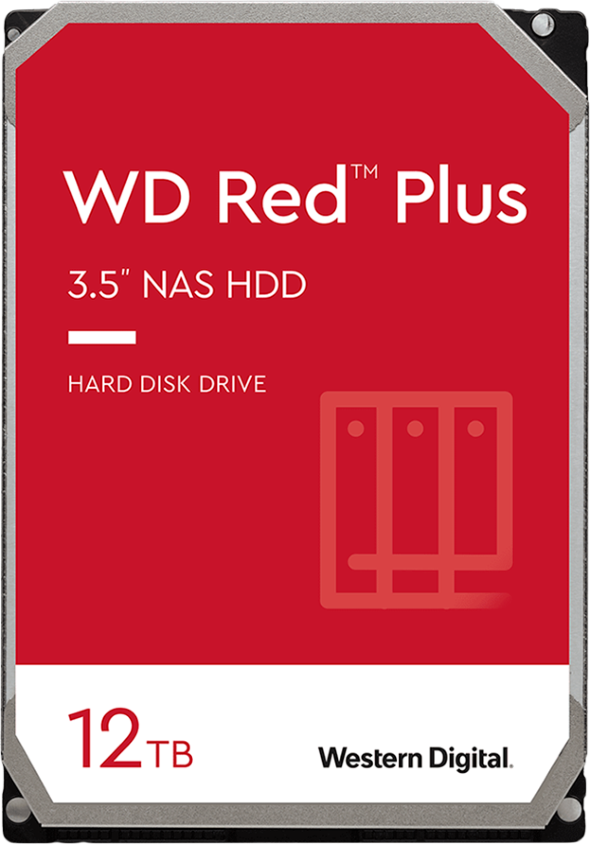 HDD NAS Western Digital Red Plus, 12ТB HHD NAS, 7200rpm, SATA 6 Gb-s, 256MB cache, 3.5"на ниска цена с бърза доставка - BestPC.BG