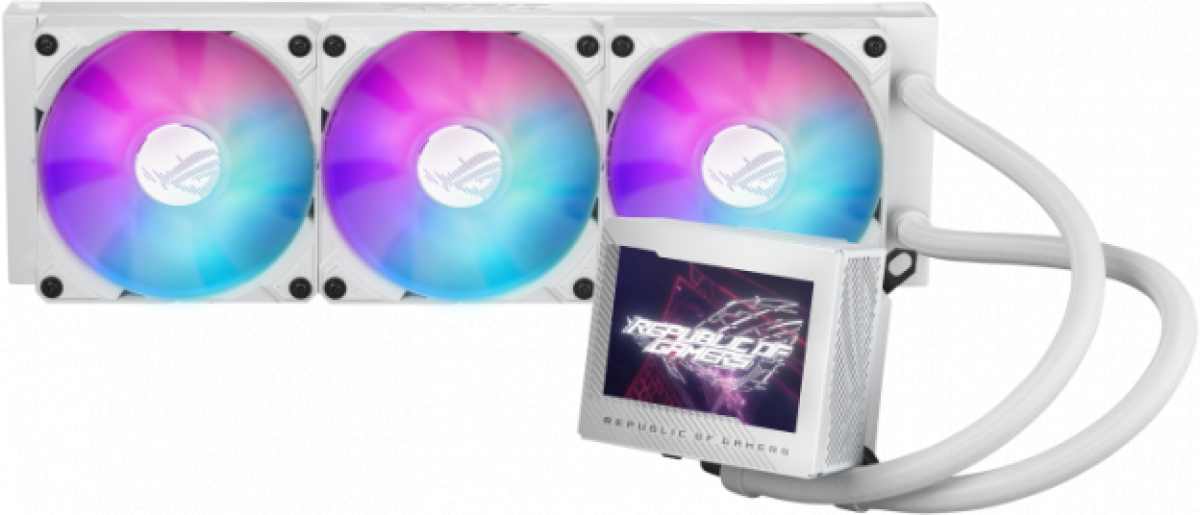 Охладител за процесор ASUS ROG RYUJIN III 360 ARGB WHITE, 3.5" Full Color LCD Displayна ниска цена с бърза доставка - BestPC.BG