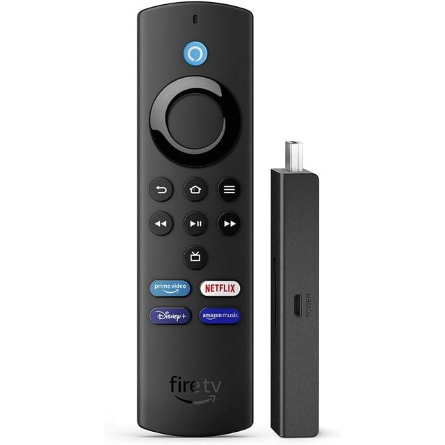 STB - мрежов плейър Amazon Fire TV Stick Lite, Alexa Voice, 1.7 GHz, Wi-Fi, BТ, Full HD, Android, USB, Черенна ниска цена с бърза доставка - BestPC.BG