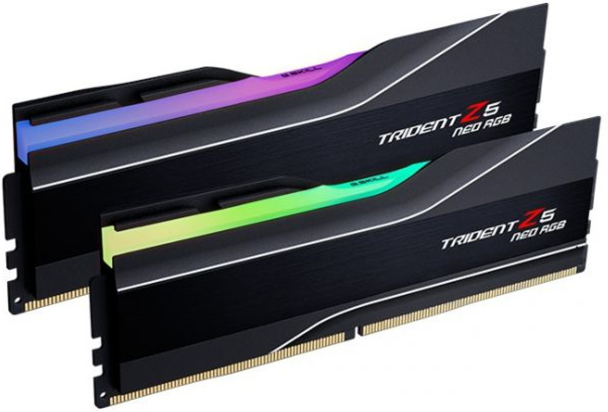 Памет G.SKILL Trident Z5 Neo RGB Black 32GB(2x16GB) DDR5 6000MHz CL30 F5на ниска цена с бърза доставка - BestPC.BG
