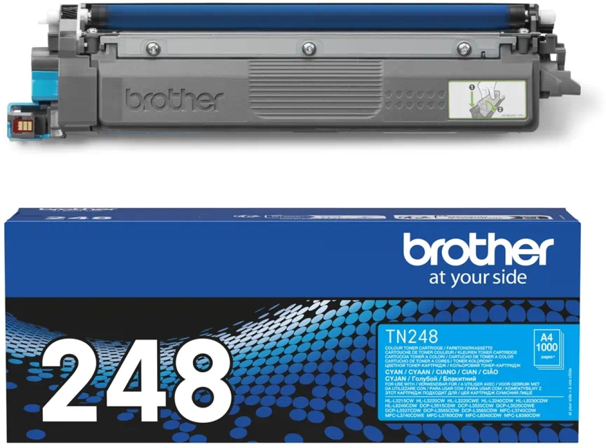 Тонер за лазерен принтер Brother TN-248C Toner Cartridgeна ниска цена с бърза доставка - BestPC.BG