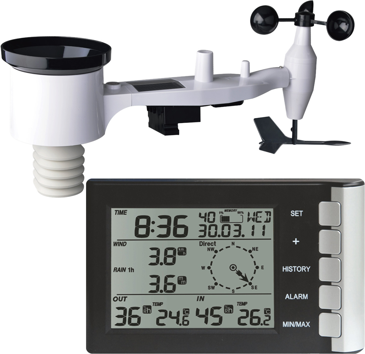 Станция Метеорологична станция Levenhuk Wezzer PRO LP240на ниска цена с бърза доставка - BestPC.BG