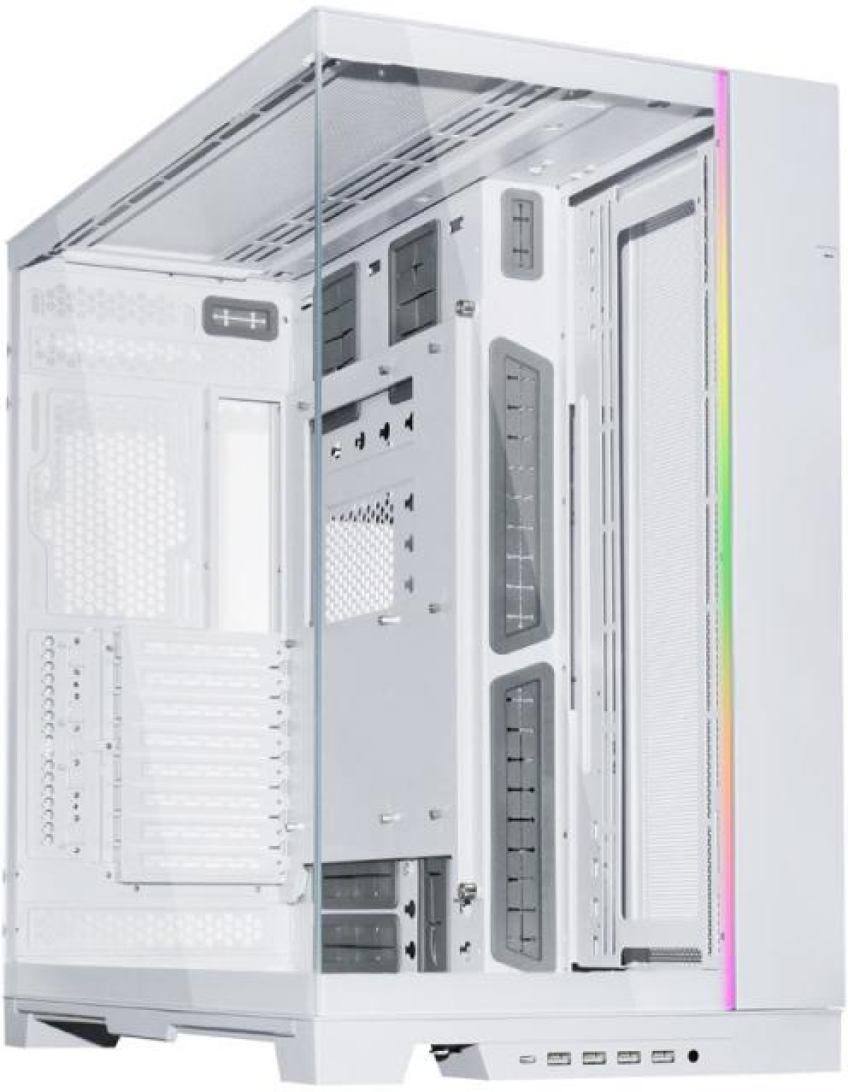Кутия Lian Li PC-O11 Dynamic EVO XL Full-Tower, Tempered Glass, Бялана ниска цена с бърза доставка - BestPC.BG