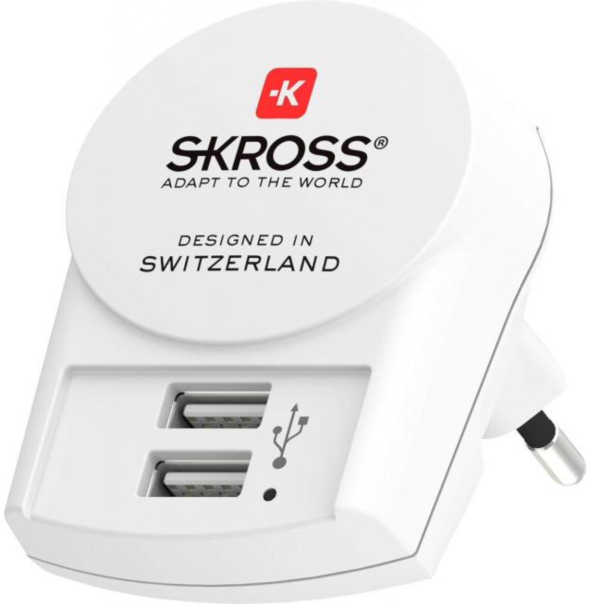 Адаптер-зарядно SKROSS Euro USB Charger 1.302421, 2 x USB-A, 2.4Aна ниска цена с бърза доставка - BestPC.BG