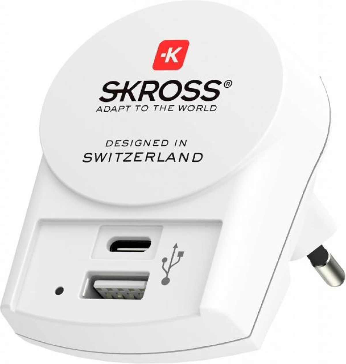 Адаптер-зарядно SKROSS Euro USB Charger 1.302423, USB-А, USB-Cна ниска цена с бърза доставка - BestPC.BG