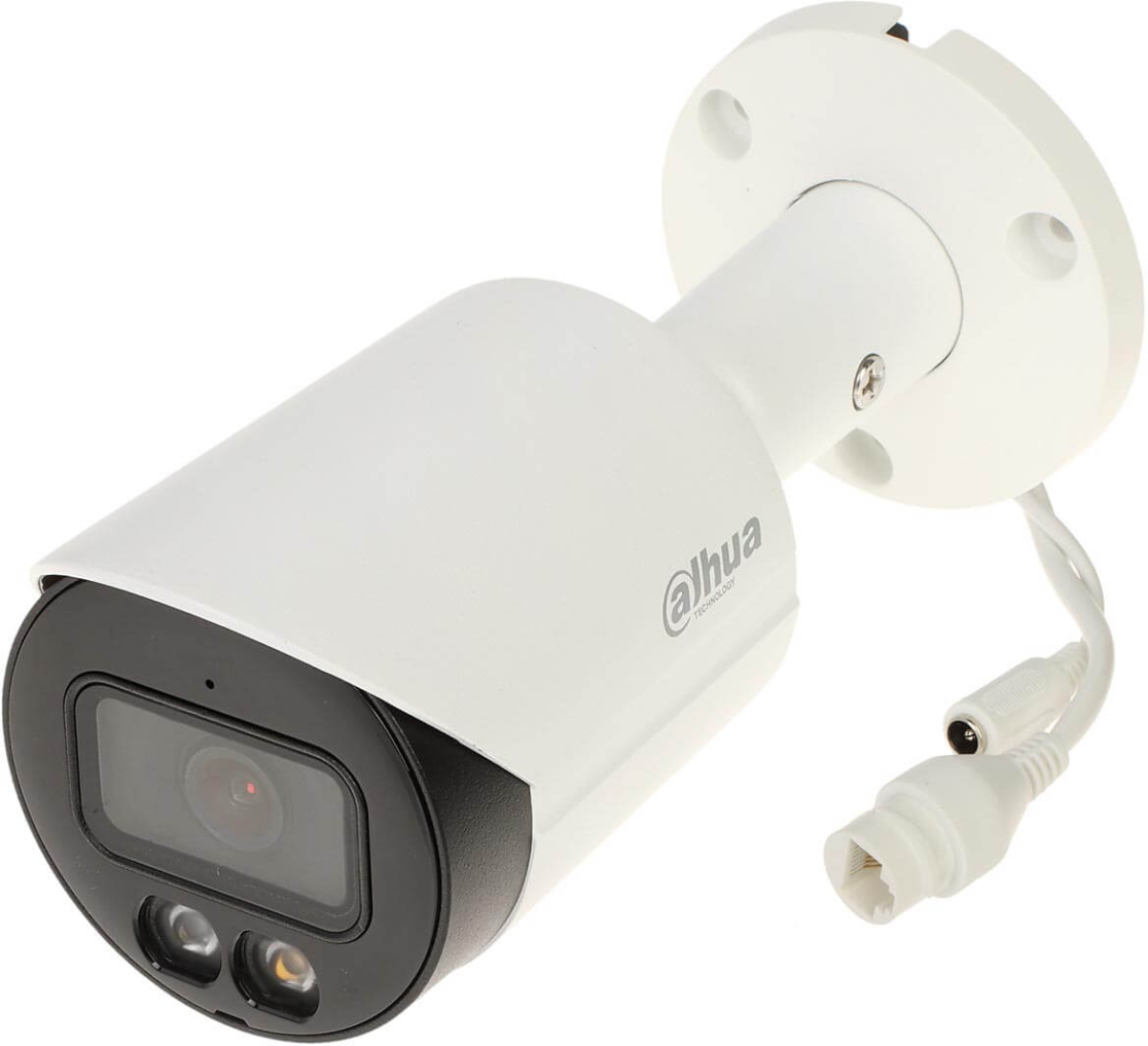 Камера Dahua IPC-HFW2249S-S-IL, 2MP, 3.6мм, H.265+, IR 30m, PoE, ONVIF, IP67, Микрофонна ниска цена с бърза доставка - BestPC.BG