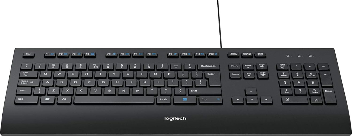 Клавиатура Logitech K280e, USB, Черна, БДСна ниска цена с бърза доставка - BestPC.BG