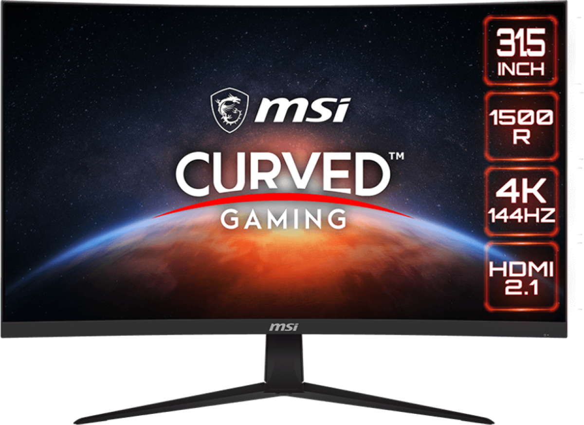 Монитор MSI G321CU Curved Gaming Monitor, 31.5" 144Hz, 4K UHD (3840x2160) 16:9на ниска цена с бърза доставка - BestPC.BG