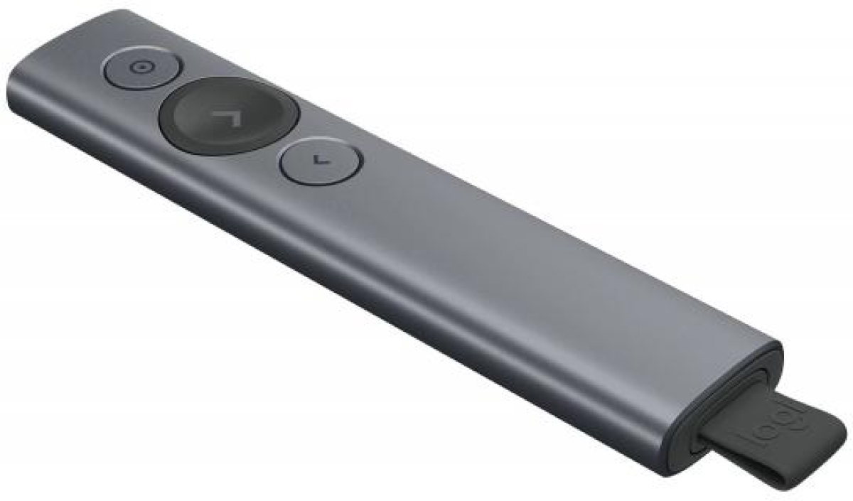 Мултимедиен продукт Безжичен презентер Logitech Spotlight Plus, Wireless, Bluetooth, 2.4 GHzна ниска цена с бърза доставка - BestPC.BG