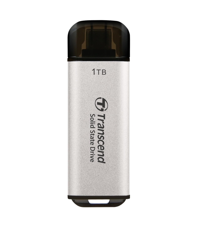 Transcend 1TB, USB External SSD, ESD300S, USB 10Gbps, Type C, Silverна ниска цена с бърза доставка - BestPC.BG