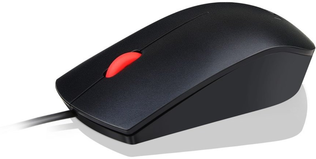 Мишка Lenovo SM50L24507 Ergonomic USB Wired Optical 2-button Mouse Червена/Чернана ниска цена с бърза доставка - BestPC.BG