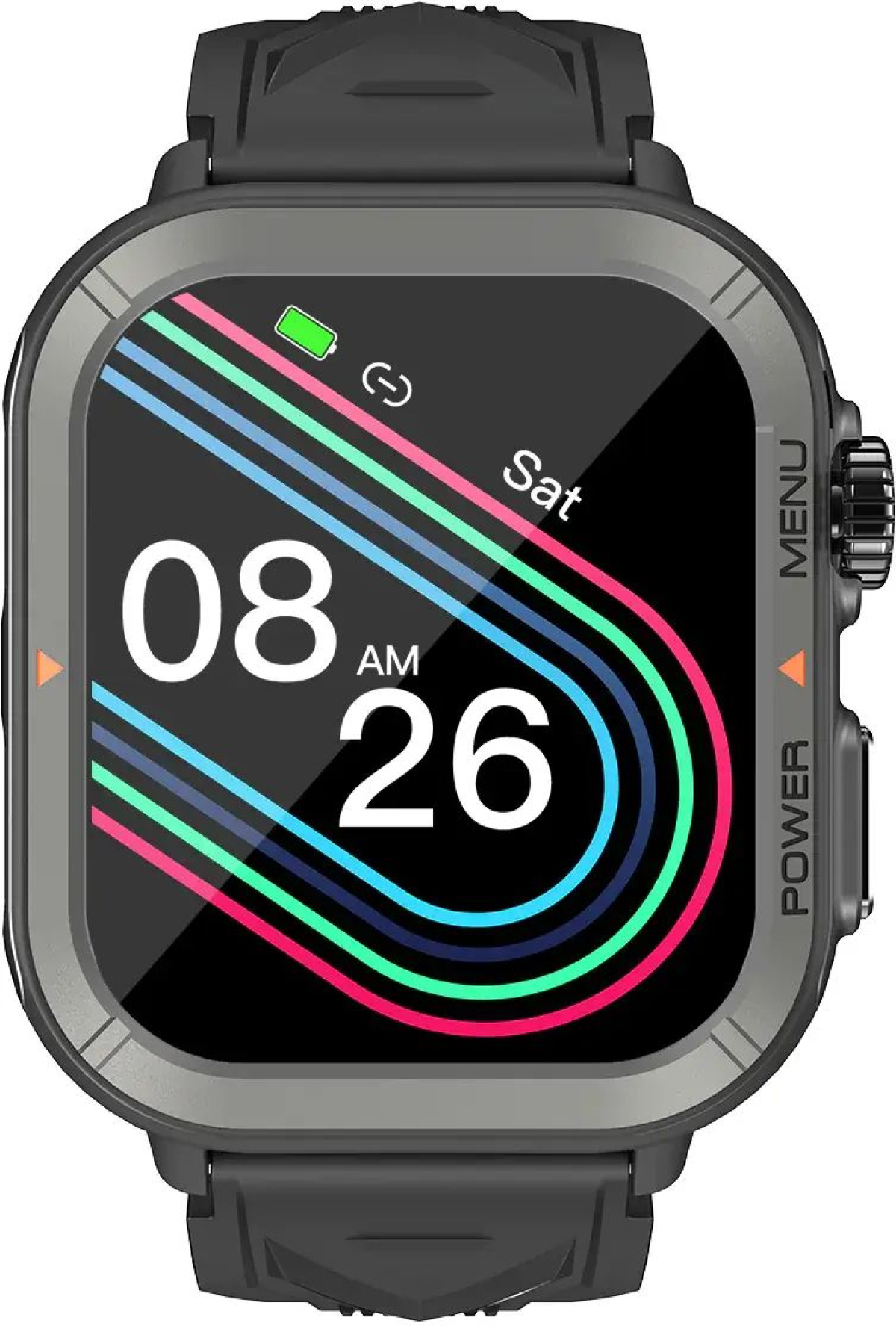 Смарт часовник Blackview W30, 1.91" 320х380, 300mAh, 128 MB, Bluetooth 5.3, Черенна ниска цена с бърза доставка - BestPC.BG