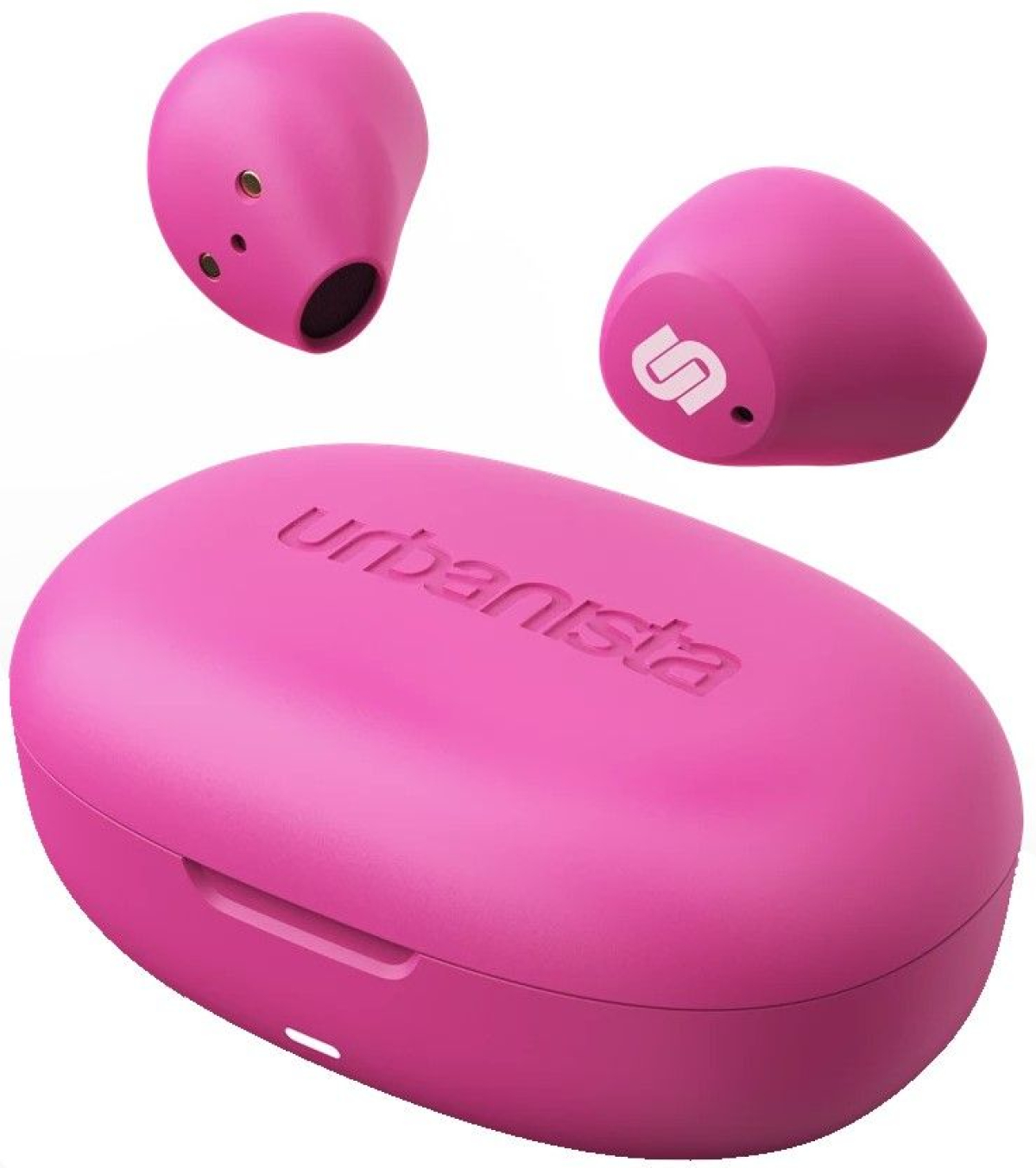 Слушалки URBANISTA LISBON Bluetooth earphones 27 hours total playtime Touch controls, розовина ниска цена с бърза доставка - BestPC.BG