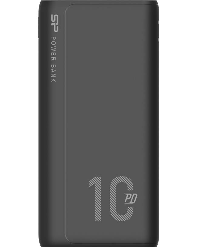 Батерия за смартфон Silicon Power QP15, 10000mAh, 2х USB A, Micro USB, USB C, Fast Charge, Черенна ниска цена с бърза доставка - BestPC.BG