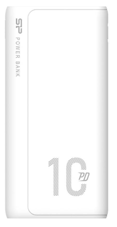Батерия за смартфон Silicon Power QP15, 10000mAh, 2х USB A, Micro USB, USB C, Fast Charge, Бялна ниска цена с бърза доставка - BestPC.BG