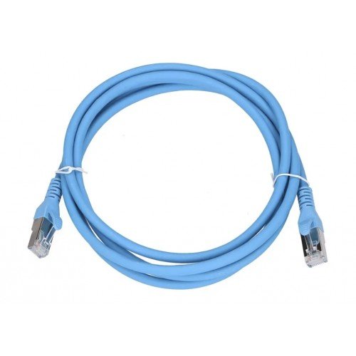 Пач кабел FTP Cat.5e CCA- 2m, синна ниска цена с бърза доставка - BestPC.BG