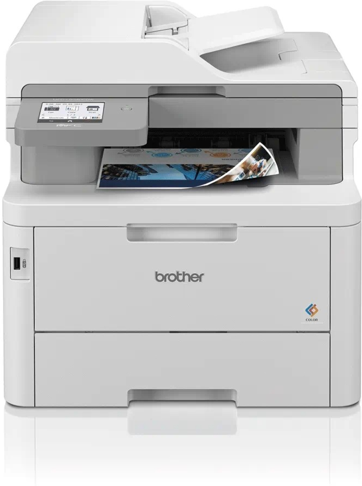 Мултифункционално у-во Brother MFC-L8340CDW, цветен лазерен, A4, 600 x 600 dpi, Wi-Fi, Faxна ниска цена с бърза доставка - BestPC.BG