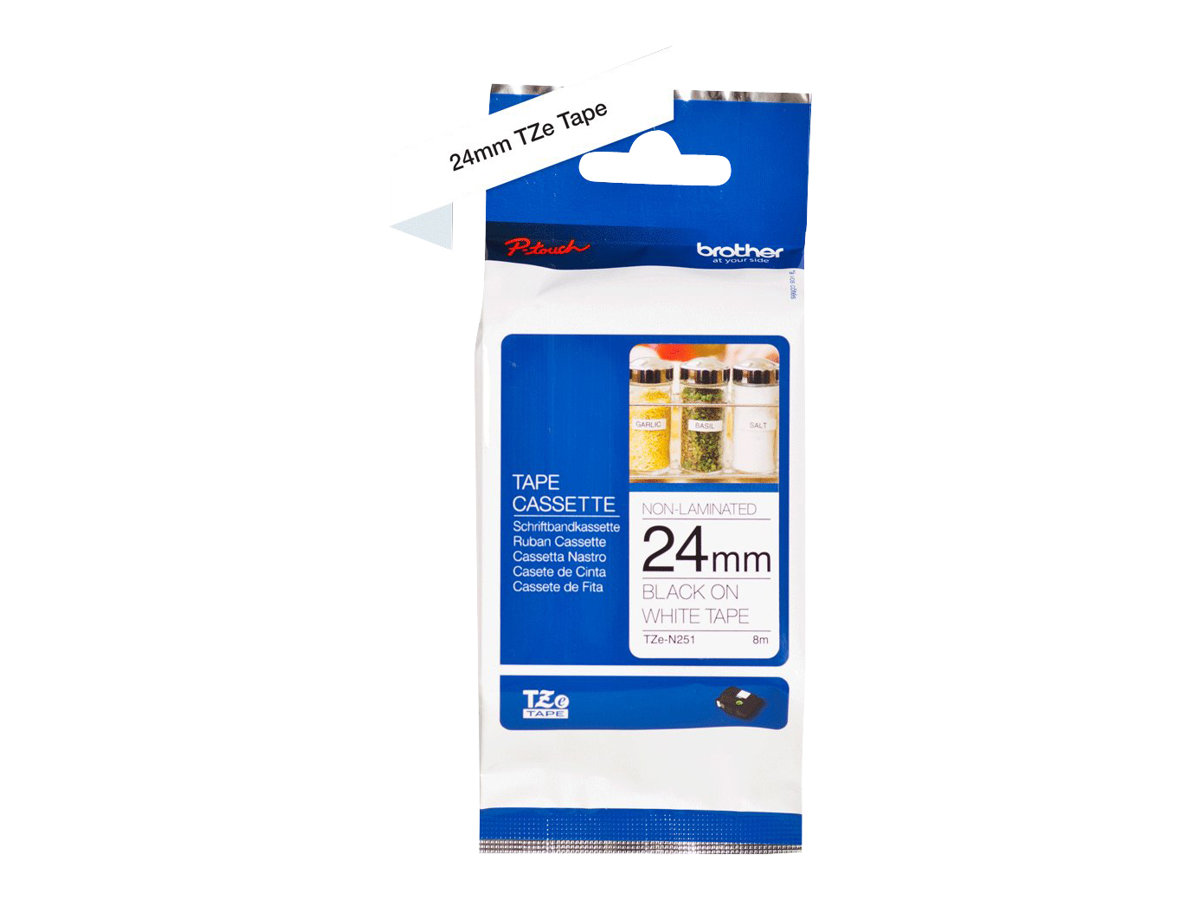Касета за етикетен принтер BROTHER TZEN251 tape 24mmна ниска цена с бърза доставка - BestPC.BG