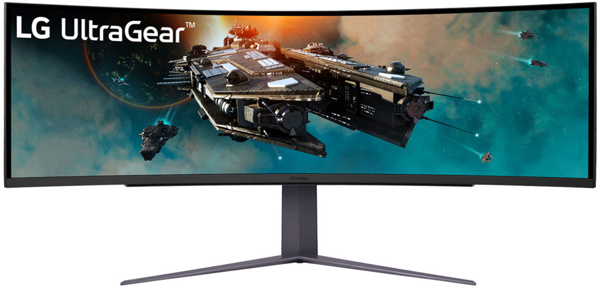 Монитор Геймърски LG UltraGear QHD 49GR85DC-B, 49" 5120 x 1440, VA, 1ms, 240Hz, 1x DP 1.4, 2x HDMI 2.1на ниска цена с бърза доставка - BestPC.BG