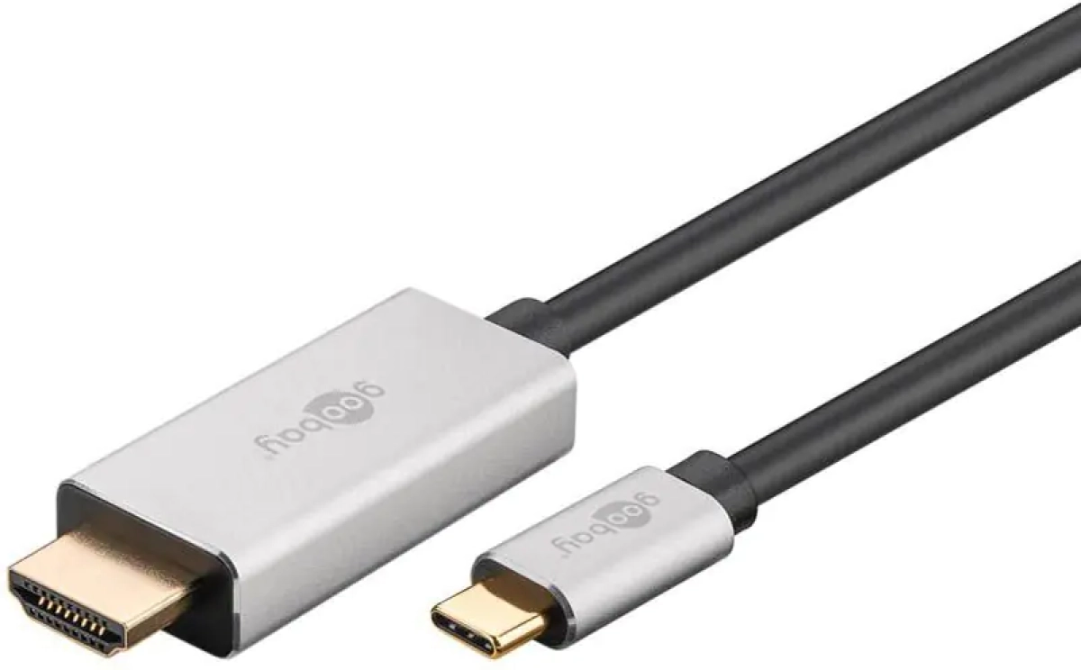 Goobay 8K USB-C към HDMI адаптер кабел — 3 метрана ниска цена с бърза доставка - BestPC.BG