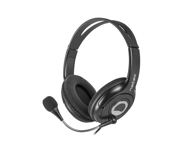 Слушалки Natec Headset Bear 2 With Microphone Blackна ниска цена с бърза доставка - BestPC.BG