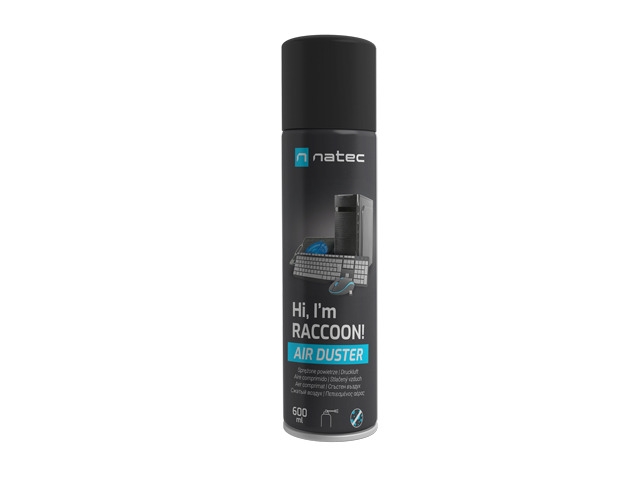 Почистващ продукт Natec Compressed Air Duster Racoon 600 mlна ниска цена с бърза доставка - BestPC.BG