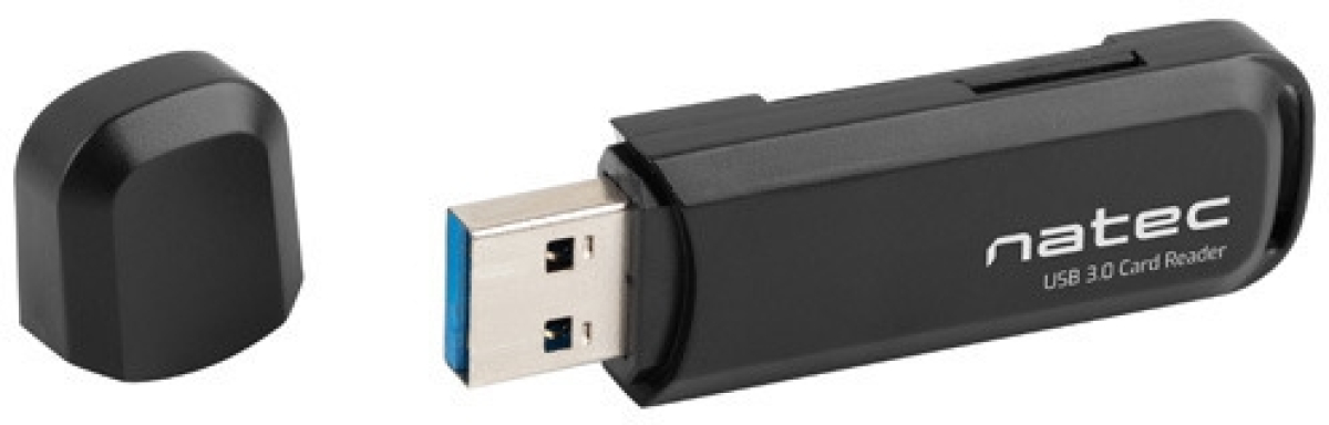Картов четец Natec Card Reader Scarab 2 SDHC MMC M2 Micro SD USB 2.0 Blackна ниска цена с бърза доставка - BestPC.BG
