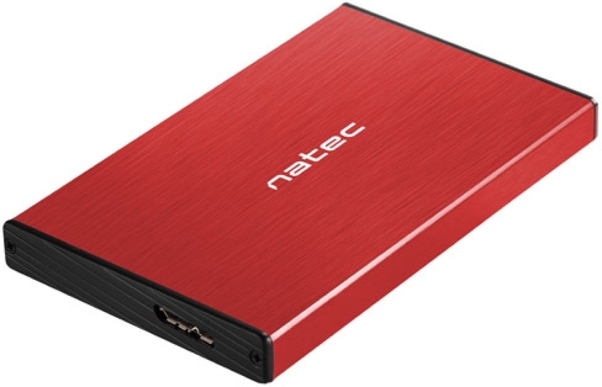 Кутия/Чекмедже за HDD Natec External HDD-SSD Enclosure Rhino Go SATA 2.5" USB 3.0 Redна ниска цена с бърза доставка - BestPC.BG