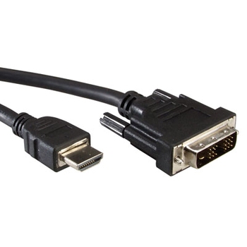 Кабел ОЕМ DVI (18+1) към HDMI , 5mна ниска цена с бърза доставка - BestPC.BG