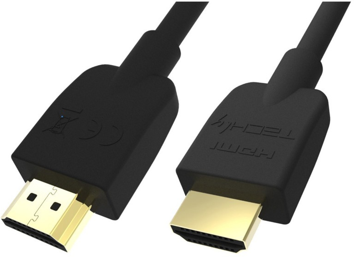 HDMI 2.0 High Speed кабел с Ethernet 4K A-A към M-M, черен, 5 метрана ниска цена с бърза доставка - BestPC.BG