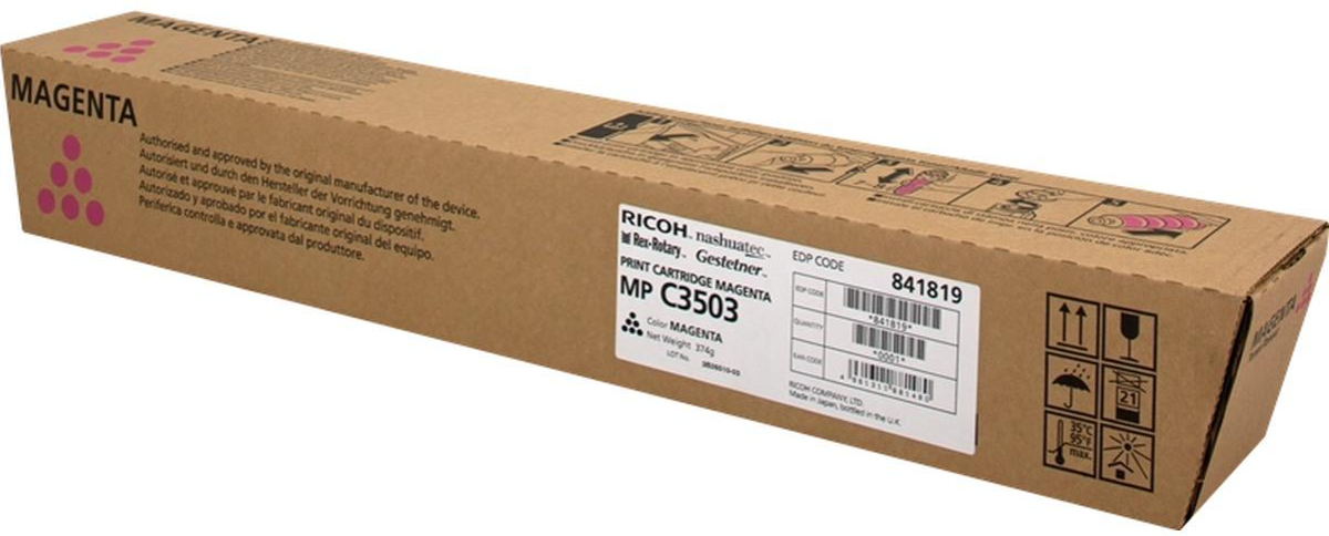 Тонер касета Ricoh MP C3503-C3003, 18000 копия, Magentaна ниска цена с бърза доставка - BestPC.BG