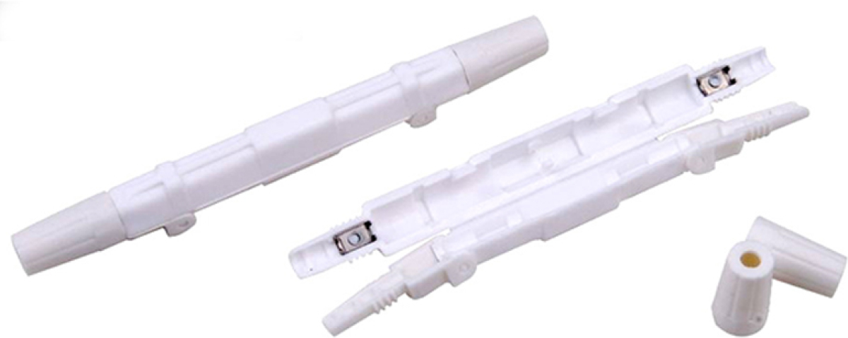 Мрежов аксесоар Кръгла защитна кутийка за FTTH кабел - 1 вход - 1 изходна ниска цена с бърза доставка - BestPC.BG