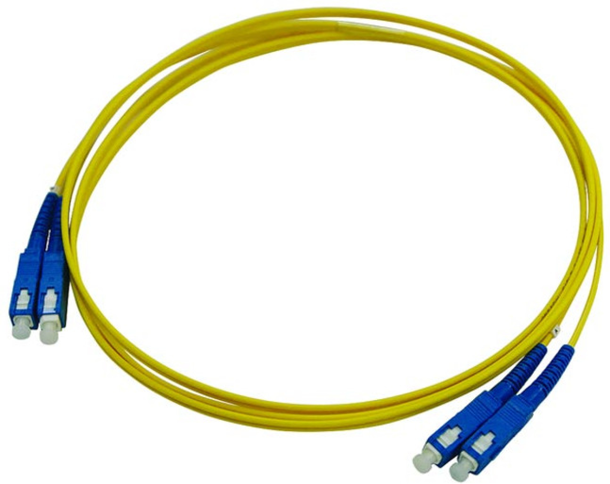 Оптична пач корда SC-SC, дуплекс, сингъл мод OS2, ZIP 2.0 мм, Enhanced, 2 метрана ниска цена с бърза доставка - BestPC.BG