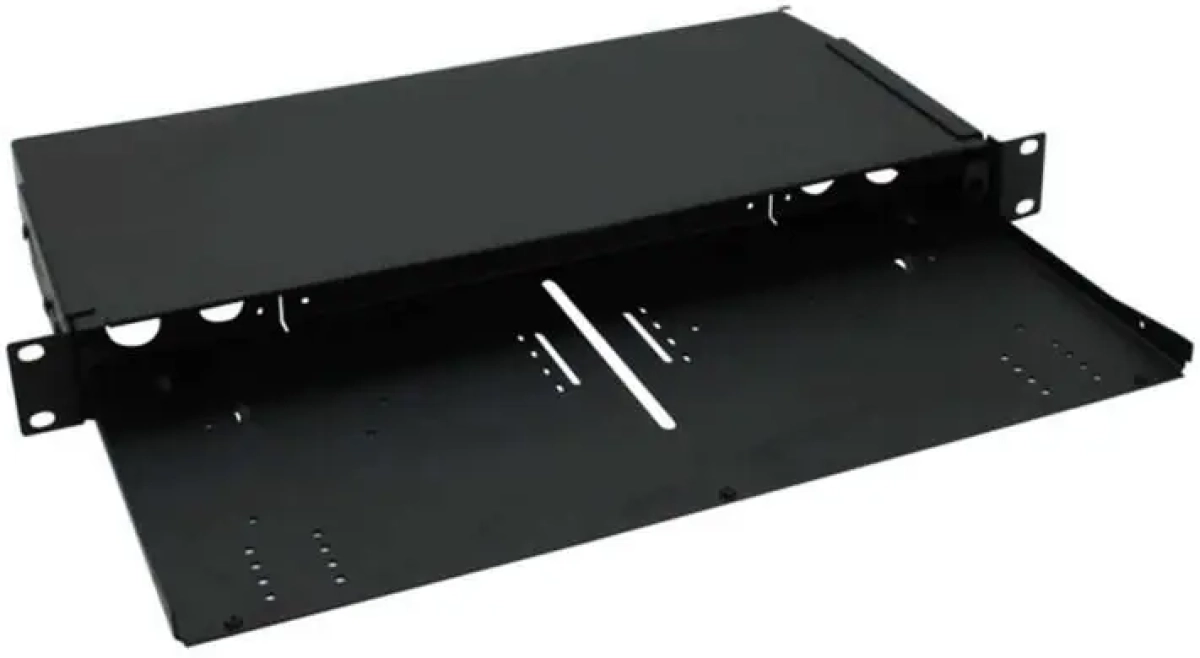 Плъзгащ се пач панел 1U, за 24 SC дуплексни адаптера, празенна ниска цена с бърза доставка - BestPC.BG