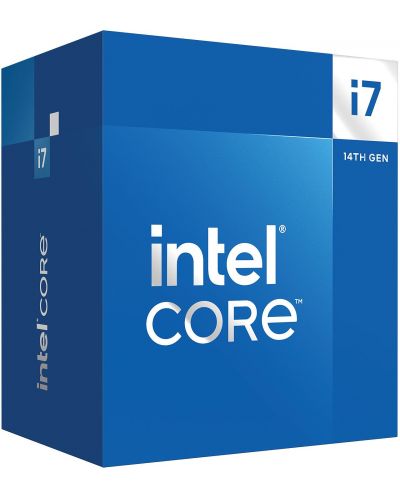 Процесор Intel Core i7-14700F, 20 ядра, LGA 1700, 2.10 - 5.40 GHz, 33 MB Intel Smart Cache, ВОХна ниска цена с бърза доставка - BestPC.BG