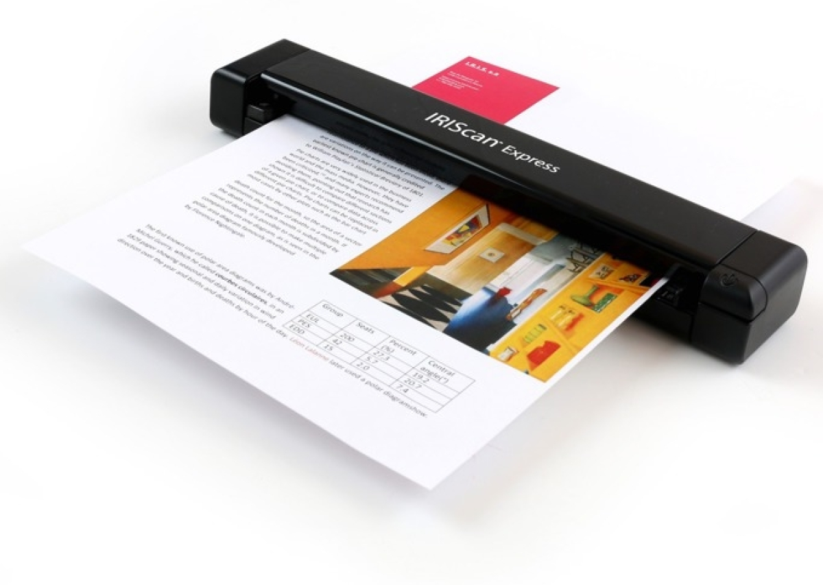 Скенер IRIS IRIScan Express 4, 1200 x 1200 dpi, 8 стр/мин., A4, черенна ниска цена с бърза доставка - BestPC.BG