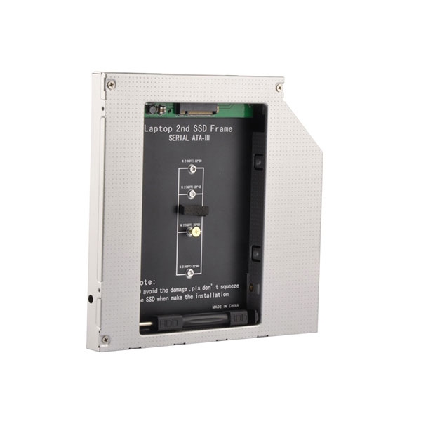 Кутия/Чекмедже за HDD Caddy HDD-SSD for NB, 9.5mm, M2-SATAна ниска цена с бърза доставка - BestPC.BG