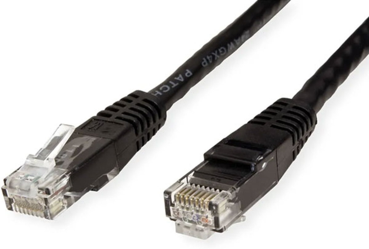 Медна пач корда Patch cable UTP Cat. 6 5m, Black 21.99.1565на ниска цена с бърза доставка - BestPC.BG