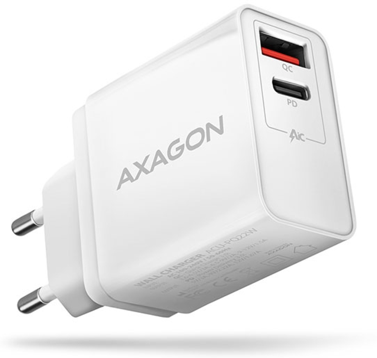 Принадлежност за смартфон USB-A-C Charger, 22W, QC3.0, Wht, AXAGON ACU-PQ22Wна ниска цена с бърза доставка - BestPC.BG