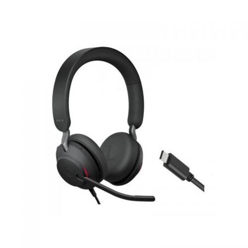Jabra EVOLVE2 40 SE стерео слушалки, MS, USB-A, черенна ниска цена с бърза доставка - BestPC.BG