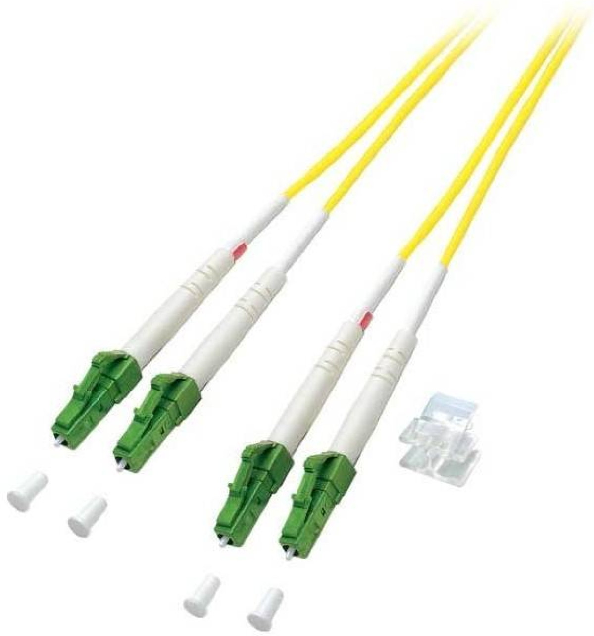 Оптична пач корда LC-APC-LC-APC, дуплекс, сингъл мод OS2, 3 мм оптичен пач кабел — 5 метрана ниска цена с бърза доставка - BestPC.BG