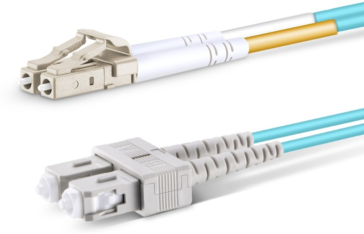 Оптична пач корда LC-UPC-SC-UPC, дуплекс, мултимод OM3, 3 мм, 40 метрана ниска цена с бърза доставка - BestPC.BG