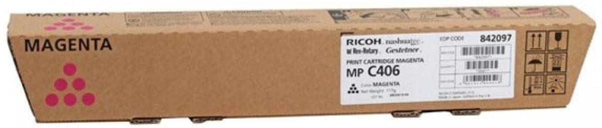 TОНЕР КАСЕТА ЗА RICOH MP C306/C406/C307 - Magenta - PN 842097на ниска цена с бърза доставка - BestPC.BG