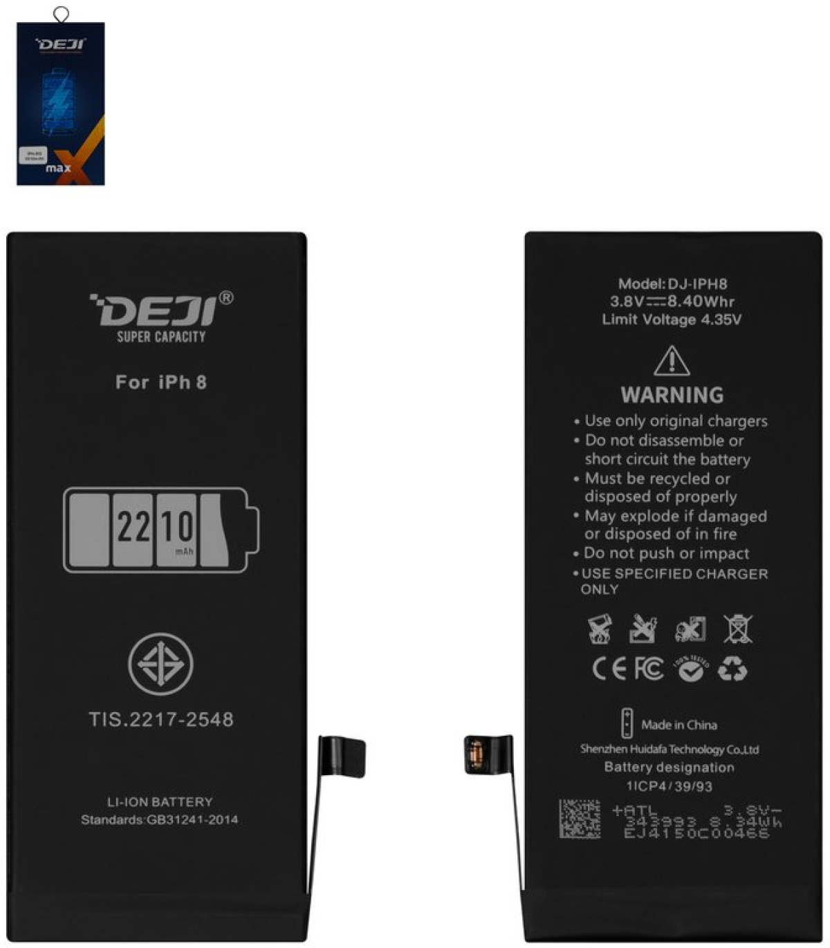 Батерия за смартфон A2312 Apple iPhone SE 2020, 3.82V, 2200mAhна ниска цена с бърза доставка - BestPC.BG