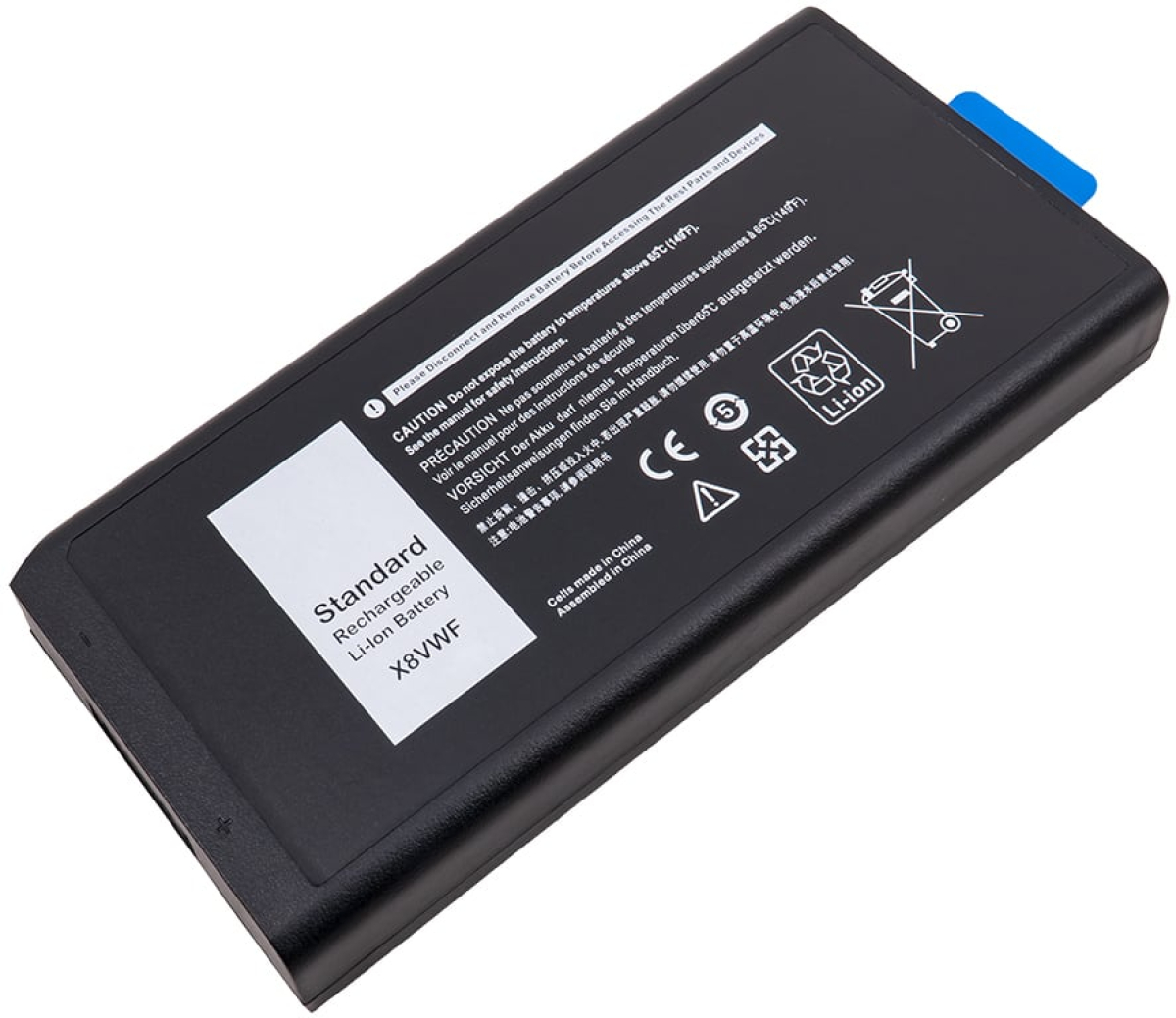 Батерия за лаптоп Dell, 6 клетки, 11.1V, 49Wh, Заместителна ниска цена с бърза доставка - BestPC.BG