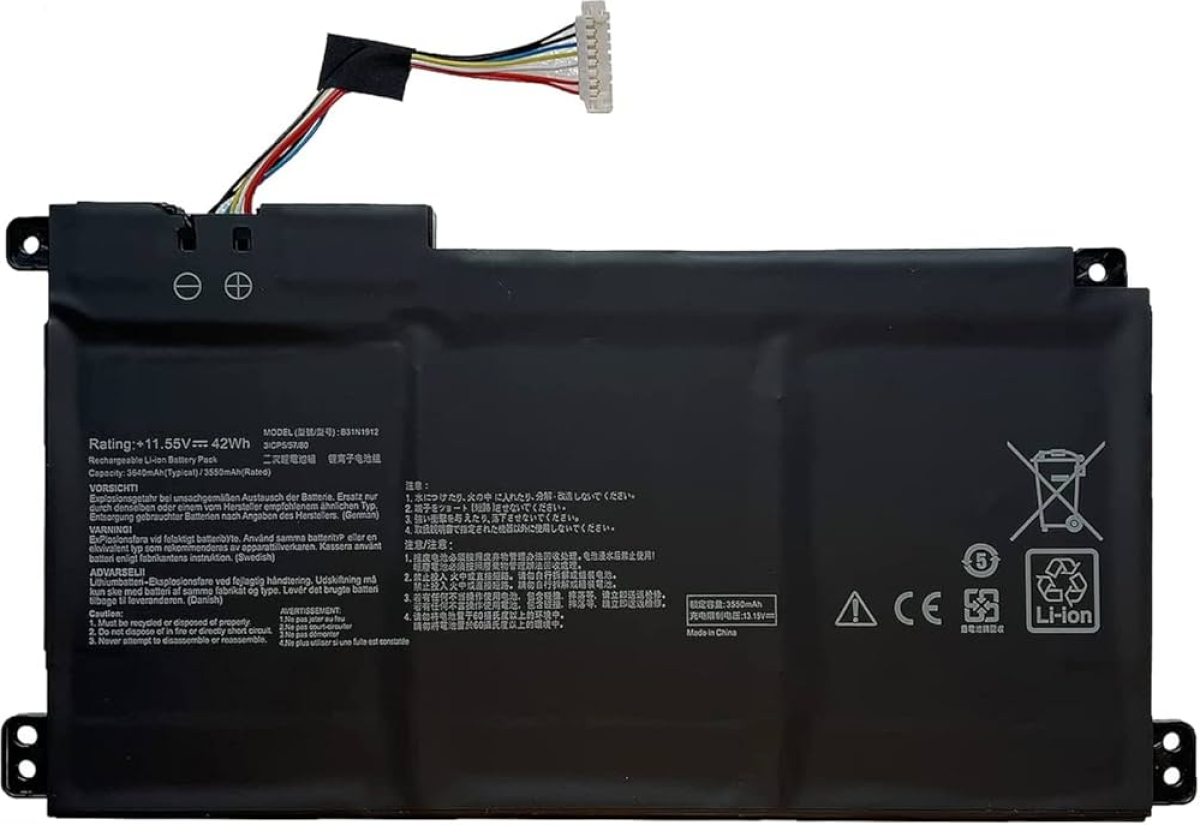 Батерия за лаптоп Asus, 3 клетки, 11.42V, 41Wh, Заместителна ниска цена с бърза доставка - BestPC.BG