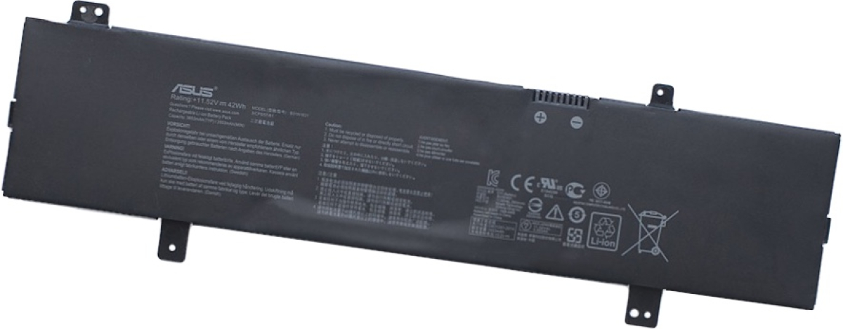 Батерия за лаптоп Asus, 3 клетки, 11.4V, 41Wh, Заместителна ниска цена с бърза доставка - BestPC.BG