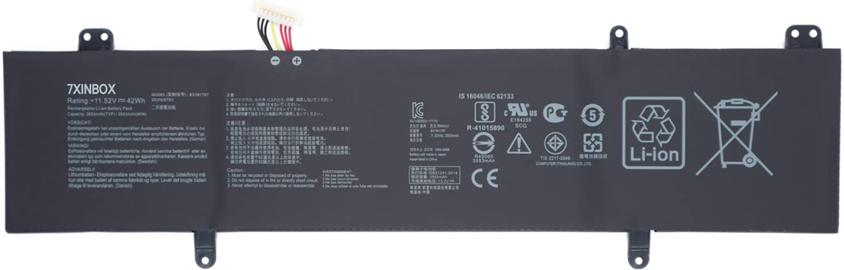 Батерия за лаптоп Asus, 3 клетки, 11.4V, 41Wh, Заместителна ниска цена с бърза доставка - BestPC.BG