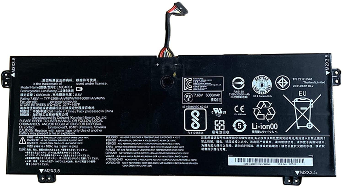 Батерия за лаптоп Lenovo, 4 клетки, 7.7V, 55Wh, Заместителна ниска цена с бърза доставка - BestPC.BG