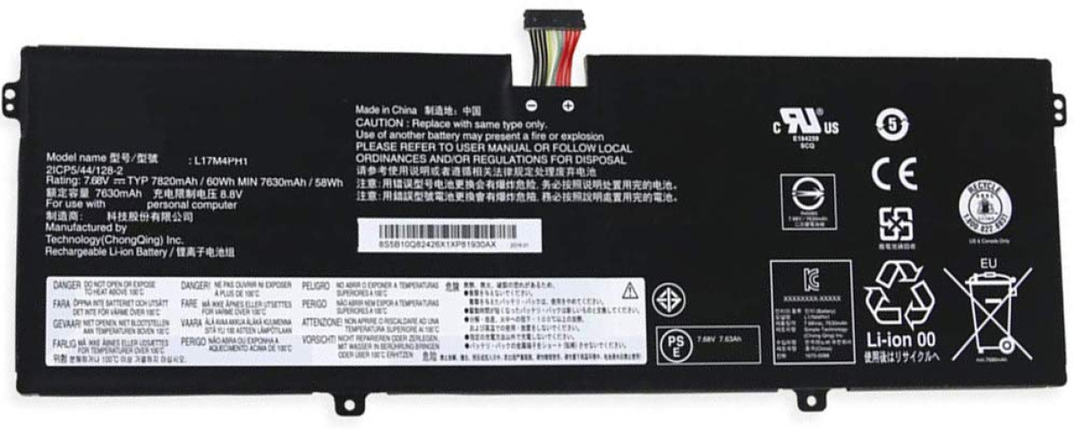 Батерия за лаптоп Lenovo, 4 клетки, 7.68V, 58Wh, Заместителна ниска цена с бърза доставка - BestPC.BG